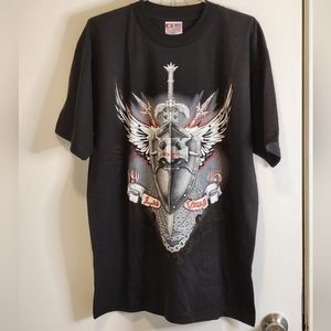 Vintage Las Vegas Bayside T Shirt Mens‎ L Sin City Casino Graphic USA 1990s